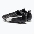 Vyriški futbolo bateliai PUMA King Platinum 21 FG/AG juodi ir balti 106478 01 3