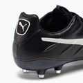 Vyriški futbolo bateliai PUMA King Platinum 21 FG/AG juodi ir balti 106478 01 8