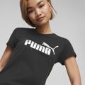 Moteriški marškinėliai PUMA ESS+ Metallic Logo Tee puma black/silver metallic 5