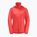 Moteriška striukė nuo lietaus Jack Wolfskin Stormy Point 2L vibrant red 7