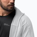 Vyriškas žygio džemperis Jack Wolfskin Prelight FZ cool grey 4