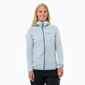 Moteriškas šiltas džemperis Jack Wolfskin Kolbenberg Hooded Fz soft blue