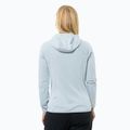 Moteriškas šiltas džemperis Jack Wolfskin Kolbenberg Hooded Fz soft blue 2