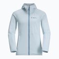 Moteriškas šiltas džemperis Jack Wolfskin Kolbenberg Hooded Fz soft blue 7