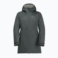 Moteriška striukė nuo lietaus Jack Wolfskin Heidelstein Ins slate green 6