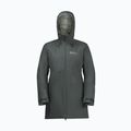 Moteriška striukė nuo lietaus Jack Wolfskin Heidelstein Ins slate green 7