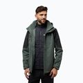 Vyriška striukė 3in1 Jack Wolfskin Romberg 3In1 slate green 2