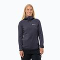 Moteriškas fliso džemperis Jack Wolfskin Kolbenberg Hooded Fz graphite