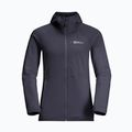 Moteriškas fliso džemperis Jack Wolfskin Kolbenberg Hooded Fz graphite 7