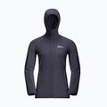 Moteriškas fliso džemperis Jack Wolfskin Kolbenberg Hooded Fz graphite 8