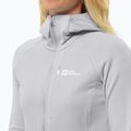 Moteriškas fliso džemperis Jack Wolfskin Kolbenberg Hooded Fz cool grey 4