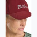 Kepuraitė su snapeliu Jack Wolfskin Baseball Cap deep ruby 5