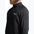 Vyriškas žygio džemperis Jack Wolfskin Prelight Full Zip black 4