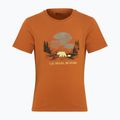 Vaikiški marškinėliai Jack Wolfskin Graphic Cotton T print soft amber 7