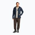 Vyriškas žygio džemperis Jack Wolfskin Peak District Hooded Full Zip midnight sky 2