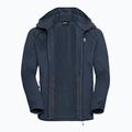 Vyriškas žygio džemperis Jack Wolfskin Peak District Hooded Full Zip midnight sky 9