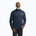 Vyriškas žygio džemperis Jack Wolfskin Peak District Full Zip midnight sky