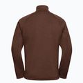 Vyriškas žygio džemperis Jack Wolfskin Peak District Full Ziphot choc 8