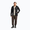 Vyriškas žygio džemperis Jack Wolfskin Peak District Hooded Full Zip black 2