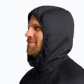 Vyriškas žygio džemperis Jack Wolfskin Peak District Hooded Full Zip black 4