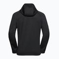 Vyriškas žygio džemperis Jack Wolfskin Peak District Hooded Full Zip black 8
