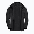 Vyriškas žygio džemperis Jack Wolfskin Peak District Hooded Full Zip black 9