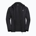 Vyriškas žygio džemperis Jack Wolfskin Peak District Full Zip black 9