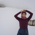 Moteriški termoaktyvūs marškinėliai Jack Wolfskin Infinite Warm amaranth 5