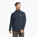 Vyriškas flisinis džemperis Jack Wolfskin Taunus 100 Half Zip midnight sky