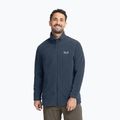 Vyriškas flisinis džemperis Jack Wolfskin Taunus 100 Full Zip midnight sky
