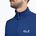 Vyriškas trekingo džemperis  Jack Wolfskin Litestride Full Zip blue orchid 4
