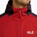 Vyriška softshell striukė Jack Wolfskin Skyvail siren red 4
