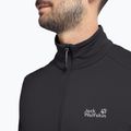 Vyriškas trekingo džemperis  Jack Wolfskin Litestride Full Zip black 4