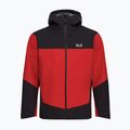 Vyriška striukė nuo lietaus Jack Wolfskin Rockpaw 3L siren red 7