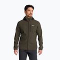Vėjo nepraleidžianti vyriška striukė Jack Wolfskin Wild Winds Hooded obsidian moss
