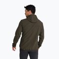 Vėjo nepraleidžianti vyriška striukė Jack Wolfskin Wild Winds Hooded obsidian moss 3