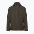 Vėjo nepraleidžianti vyriška striukė Jack Wolfskin Wild Winds Hooded obsidian moss 8