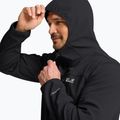 Vėjo nepraleidžianti vyriška striukė Jack Wolfskin Wild Winds Hooded black 4
