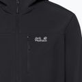 Vėjo nepraleidžianti vyriška striukė Jack Wolfskin Wild Winds Hooded black 6