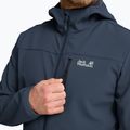 Vėjo nepraleidžianti vyriška striukė Jack Wolfskin Wild Winds Hooded midnight sky 5