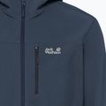 Vėjo nepraleidžianti vyriška striukė Jack Wolfskin Wild Winds Hooded midnight sky 6