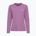Moteriški žygio marškinėliai ilgomis rankovėmis Jack Wolfskin Trail vivid orchid 4