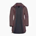 Moteriškas flisinis džemperis Jack Wolfskin High Curl Coat sheer plum 9