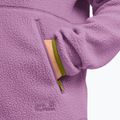 Moteriškas flisinis džemperis Jack Wolfskin Lite Curl Full Zip vivid orchid 5