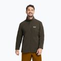Vyriškas flisinis džemperis Jack Wolfskin Taunus 200 Full Zip obsidian moss