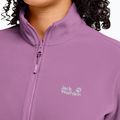 Moteriškas flisinis džemperis Jack Wolfskin Taunus 100 Full Zip vivid orchid 4