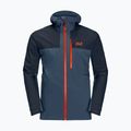 Jack Wolfskin vyriška hardshello striukė Go Hike navy blue 1114051_1383