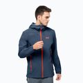 Jack Wolfskin vyriška Highest Peak 2.5L striukė nuo lietaus tamsiai mėlyna 1114961_1383