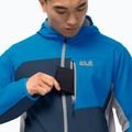 Jack Wolfskin Eagle Peak II vyriška softshell striukė mėlyna 1306911_1361 3