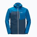 Jack Wolfskin Eagle Peak II vyriška softshell striukė mėlyna 1306911_1361 5